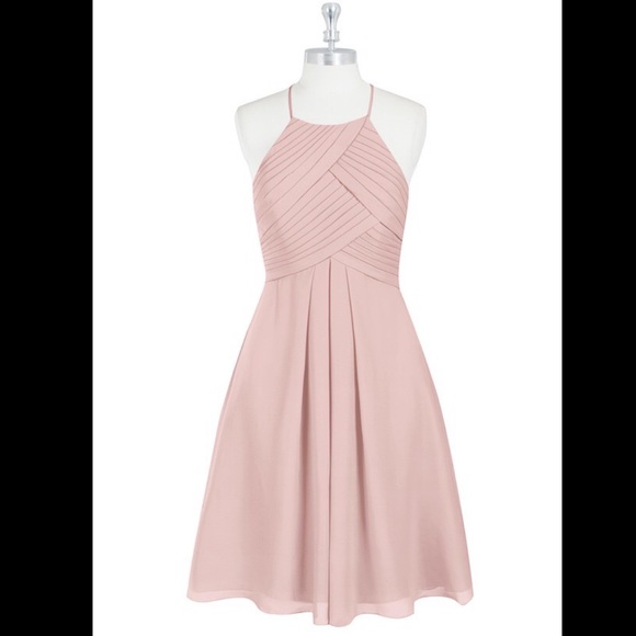 Azazie Adriana Plus Size A24 in Dusty Rose - Picture 4 of 9